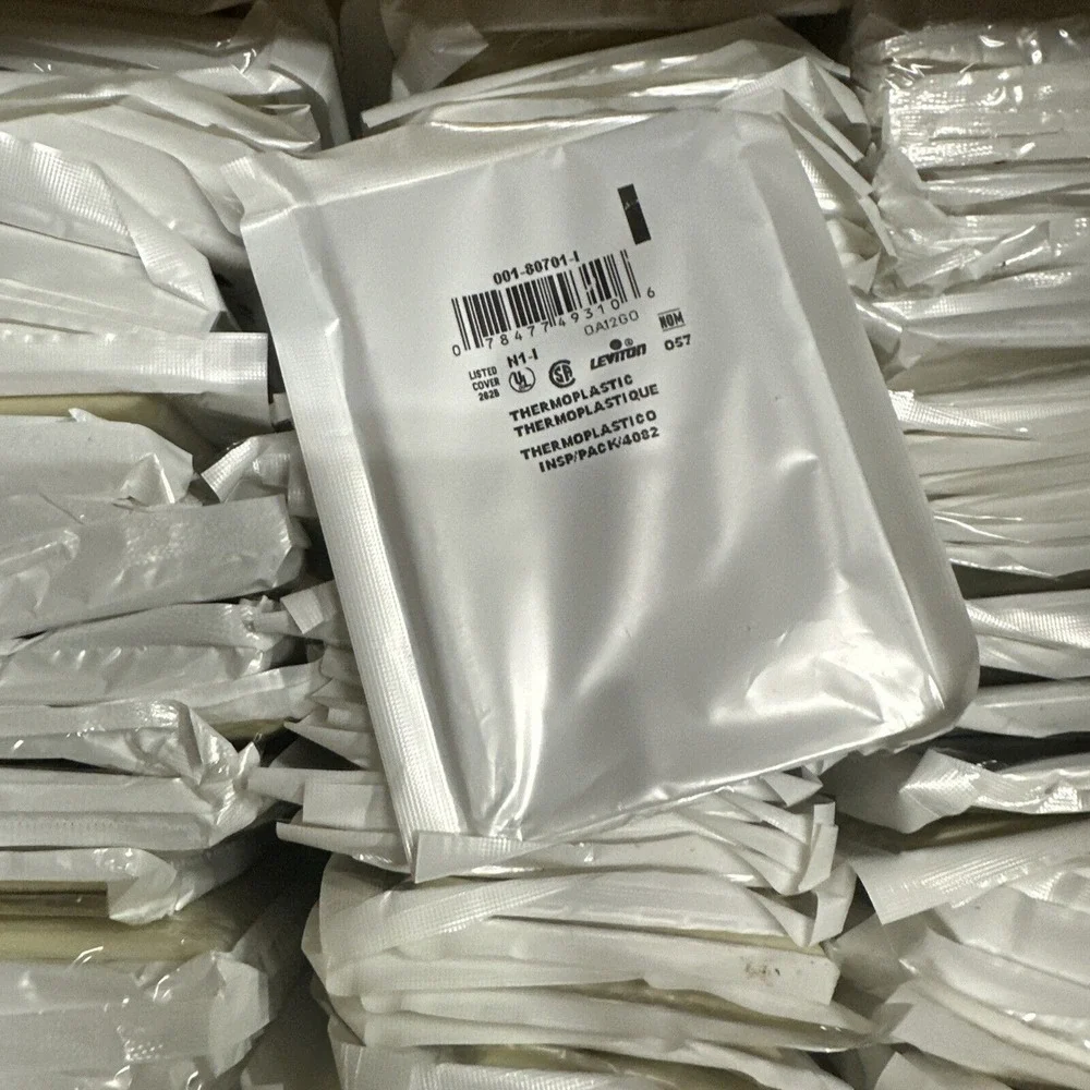 Leviton Ivory Switch Cover 001-80701-I Thermoplastic. Lot Of 150